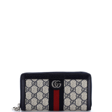 Gucci Ophidia Zip Around Wallet GG Coated Canvas