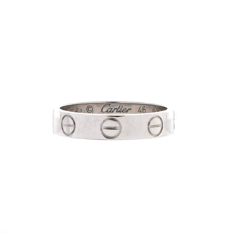 Cartier Love Wedding Band Ring 18K White Gold