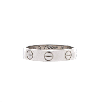 Cartier Love Wedding Band Ring 18K White Gold