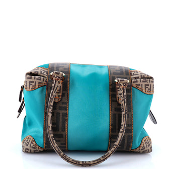 Fendi B. Mix Tote Zucca Coated Canvas and Nylon Medium