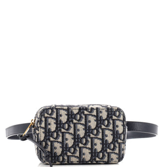 Christian Dior Belt Pouch Oblique Canvas