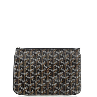 Goyard Senat Zip Pouch Coated Canvas PM