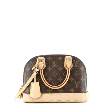Louis Vuitton Alma Handbag Monogram Canvas BB