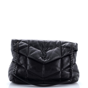 Saint Laurent Loulou Puffer Shoulder Bag Quilted Leather Medium