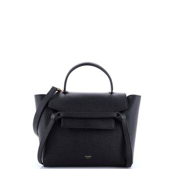 Celine Belt Bag Textured Leather Micro