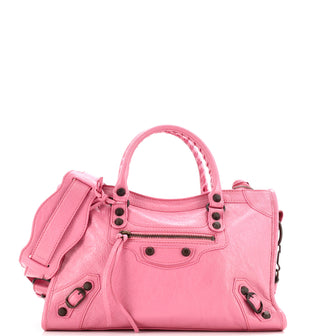 Balenciaga City Classic Studs Bag Leather Small