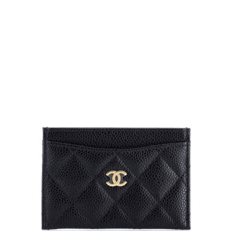Chanel Classic Card Holder Quilted Caviar