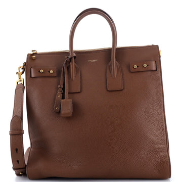 Saint Laurent Sac de Jour Souple Zip Tote Leather North South