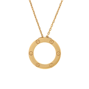 Cartier Love Pendant Necklace 18K Yellow Gold