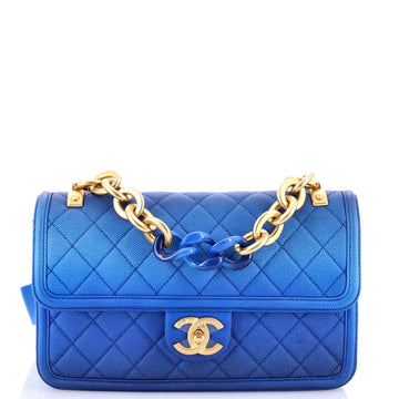 Chanel Sunset On The Sea Flap Bag Quilted Caviar Medium