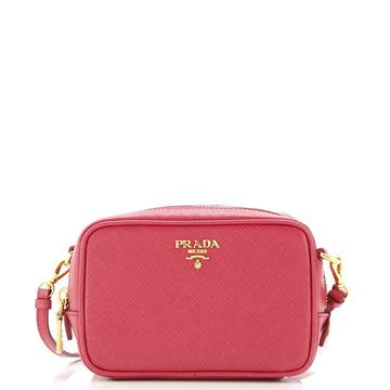 Prada Camera Shoulder Bag Saffiano Leather Mini