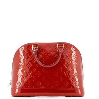 Louis Vuitton Alma Handbag Monogram Vernis PM
