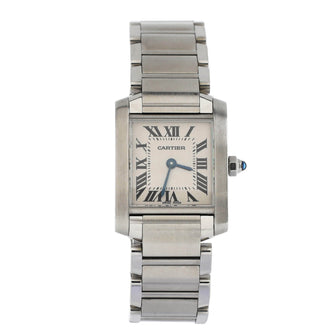 Cartier Tank Francaise Quartz Watch Stainless Steel 20