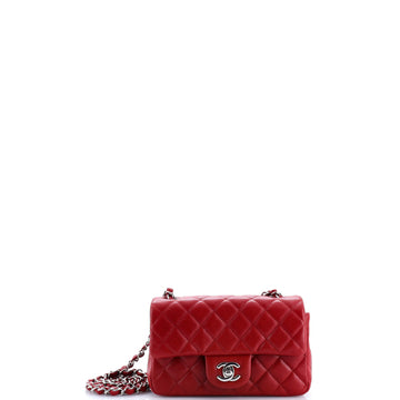 Chanel Classic Single Flap Bag Quilted Caviar Mini