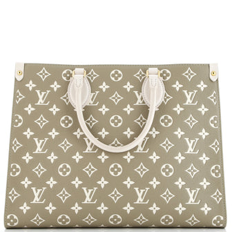 Louis Vuitton OnTheGo Tote Spring in the City Monogram Empreinte Leather MM