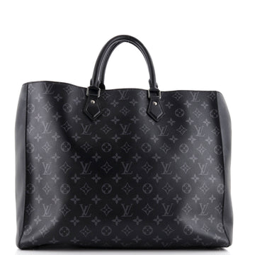 Louis Vuitton Grand Sac Bag Monogram Eclipse Canvas