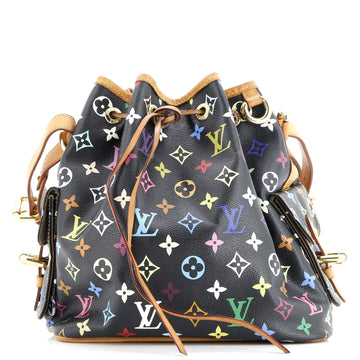 Louis Vuitton Petit Noe Handbag Monogram Multicolor