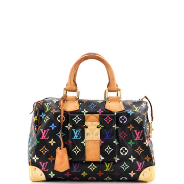 Louis Vuitton Speedy Handbag Monogram Multicolor 30