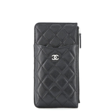 Chanel Classic Phone Case Pouch Quilted Caviar