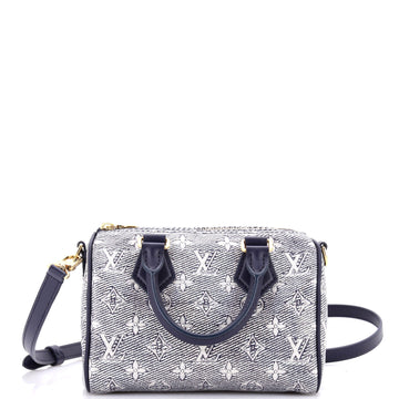 Louis Vuitton Speedy Bandouliere Bag Monoglam Jacquard Canvas 20
