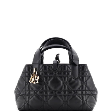 Christian Dior Toujours Tote Bag Macrocannage Quilt Calfskin Small