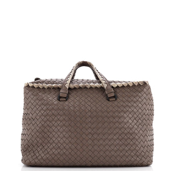 Bottega Veneta Brick Bag Intrecciato Nappa with Karung Medium