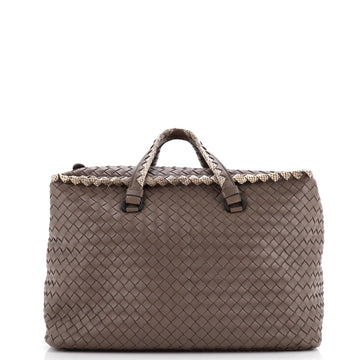 Bottega Veneta Brick Bag Intrecciato Nappa with Karung Medium