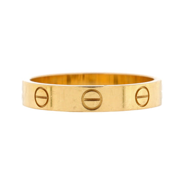 Cartier Love Wedding Band Ring 18K Yellow Gold