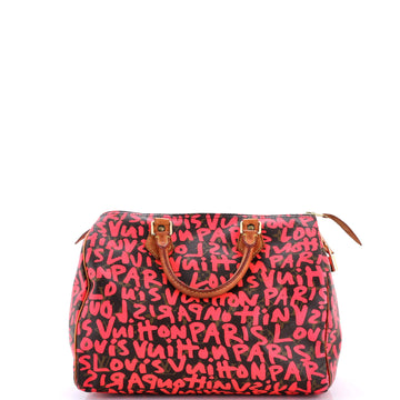 Louis Vuitton Speedy Handbag Limited Edition Monogram Graffiti 30