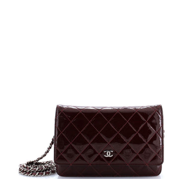 Chanel Wallet on Chain Quilted Patent
