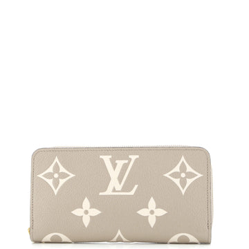Louis Vuitton Zippy Wallet Bicolor Monogram Empreinte Giant