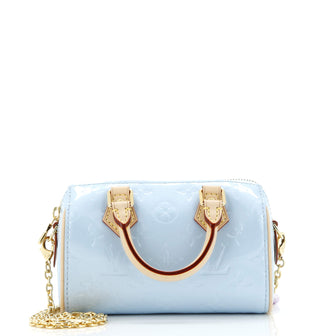 Louis Vuitton Chain Speedy Bandouliere NM Bag Limited Edition Valentine Monogram Vernis Nano