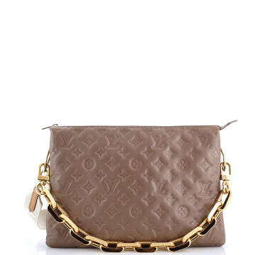 Louis Vuitton Coussin Bag Monogram Embossed Lambskin MM
