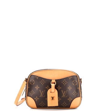 Louis Vuitton Deauville Handbag Monogram Canvas Mini