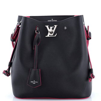 Louis Vuitton Lockme Bucket Bag Leather