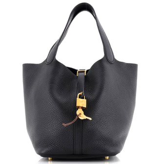 Hermes Picotin Lock Bag Clemence MM