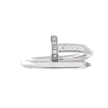Cartier Juste un Clou Ring 18K White Gold with Diamonds