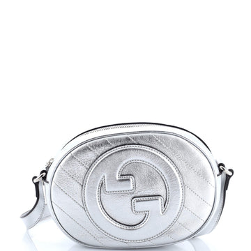 Gucci Blondie NM Round Camera Bag Diagonal Quilted Leather