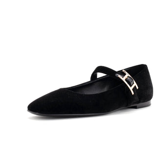 Hermes Women's Jane Flats Velvet