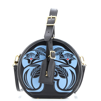 Louis Vuitton Petite Boite Chapeau Bag Anachro Bleu Printed Calfskin