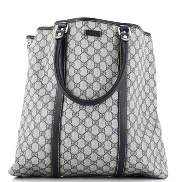 Gucci Joy Tote GG Coated Canvas with Leather Large
