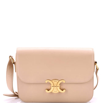 Celine Triomphe Shoulder Bag Smooth Calfskin Large