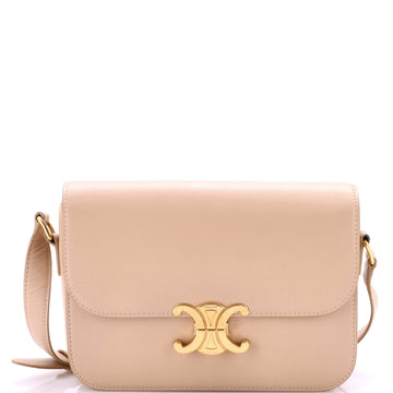 Celine Triomphe Shoulder Bag Smooth Calfskin Large