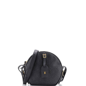 Louis Vuitton Boite Chapeau Souple Bag Monogram Empreinte Leather MM