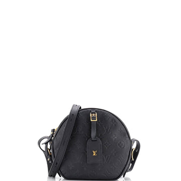 Louis Vuitton Boite Chapeau Souple Bag Monogram Empreinte Leather MM