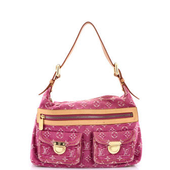 Louis Vuitton Baggy Handbag Denim PM