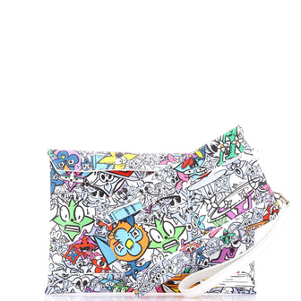 Louis Vuitton Trio Envelope Pouch Set Limited Edition Monogram Comics Canvas