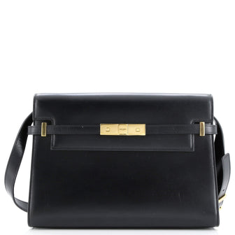 Saint Laurent Manhattan Shoulder Bag Leather Medium