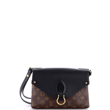 Louis Vuitton Saint Michel Handbag Monogram Canvas and Epi Leather