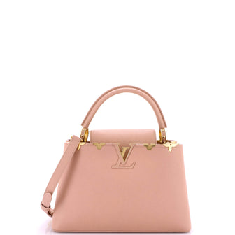 Louis Vuitton Capucines Bag Leather with Embellished Detail PM
